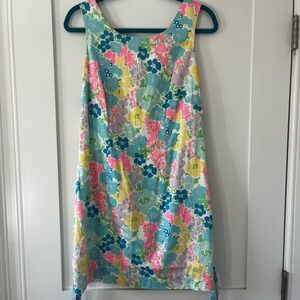 Lilly Pulitzer Floral Print Sleeveless Shift Dress Size 6